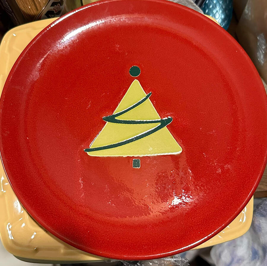 Christmas Tree Salad Plate by Waechtersbach-1