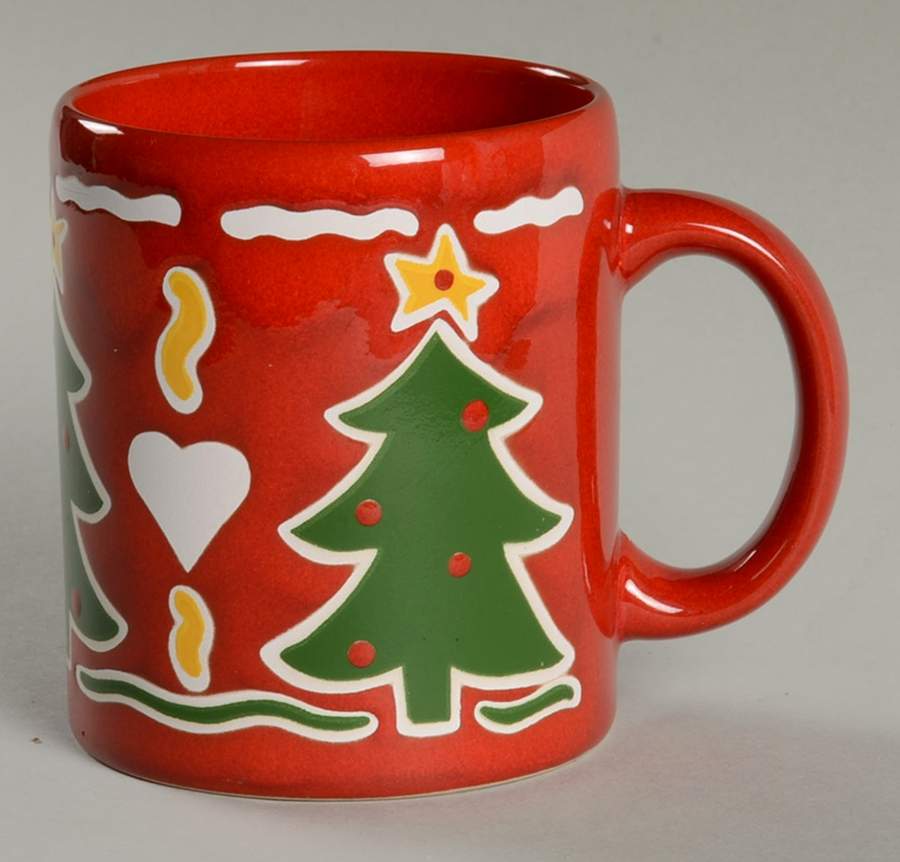 Christmas Tree Red Mug by Waechtersbach-1