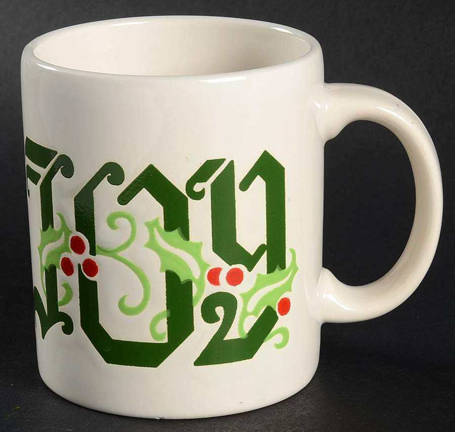 Christmas Tree Natural (Cream) Mug by Waechtersbach-1