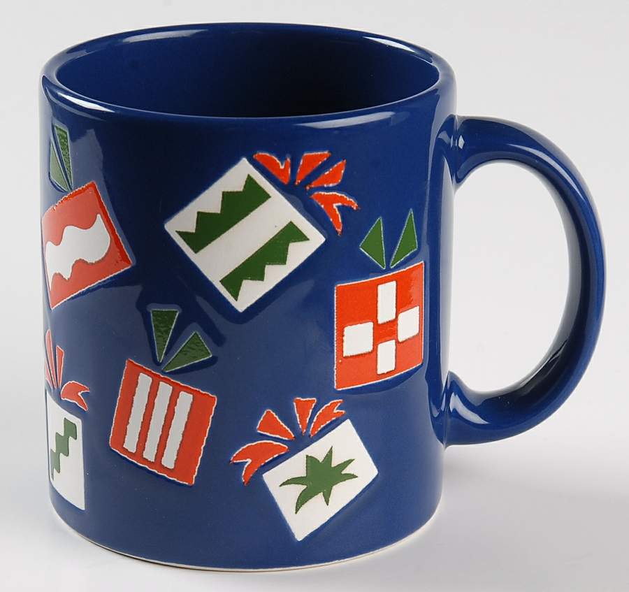 Christmas Tree Blue Mug by Waechtersbach-1