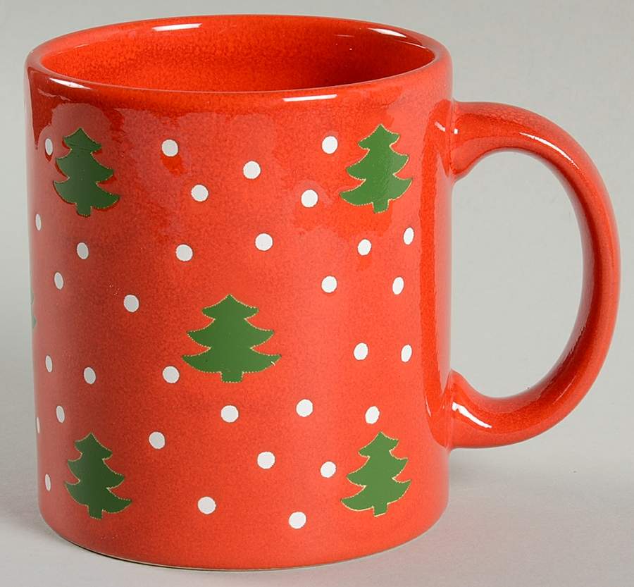 Christmas Tree Red Mug by Waechtersbach-1