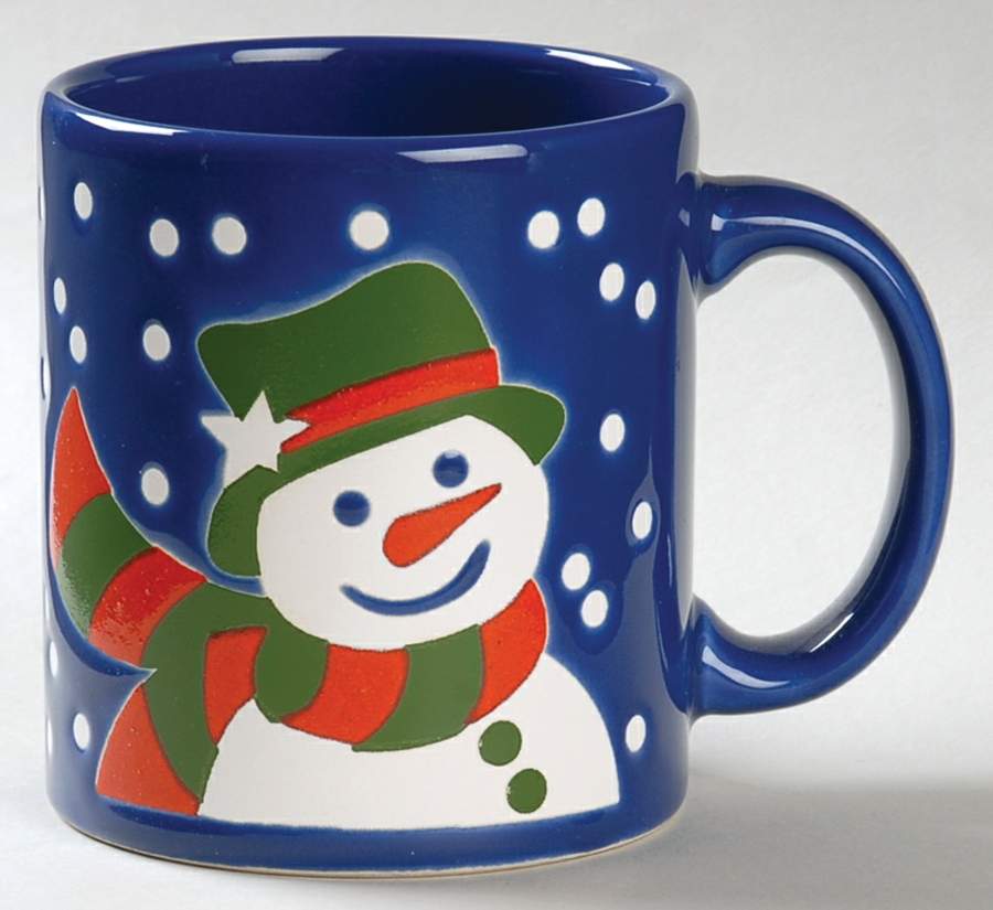 Christmas Tree Blue Mug by Waechtersbach-1
