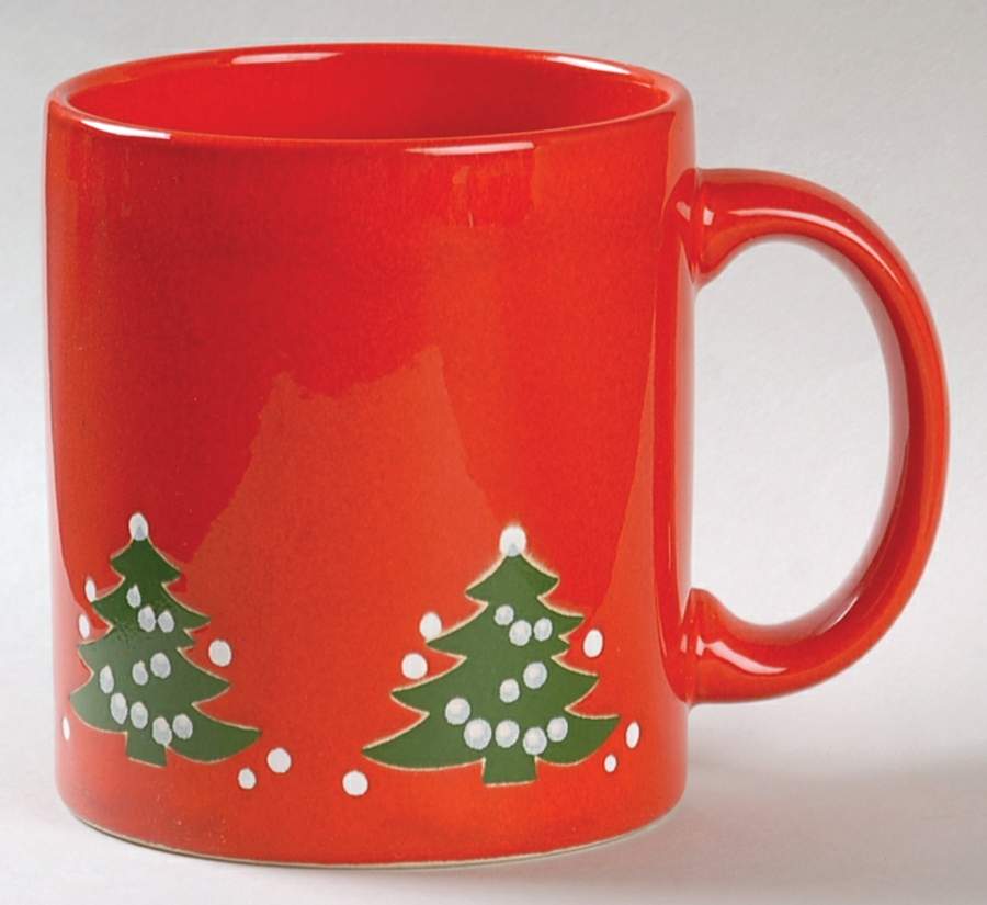 Christmas Tree Red Mug by Waechtersbach-1