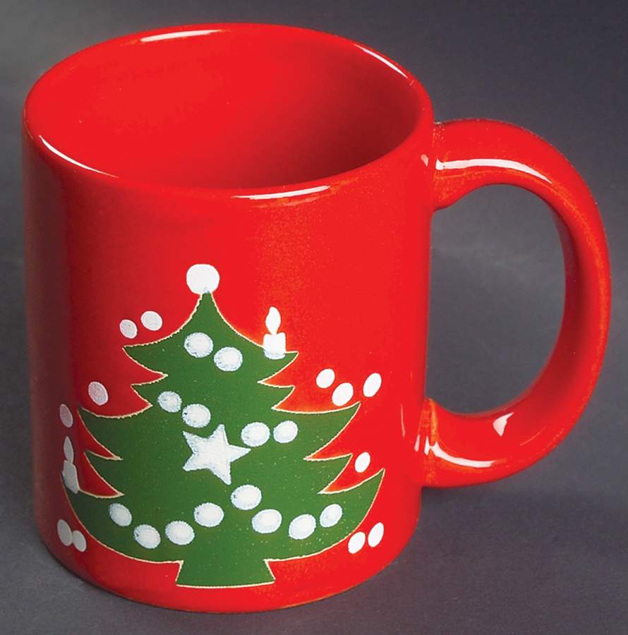 Christmas Tree Red Mug by Waechtersbach-1