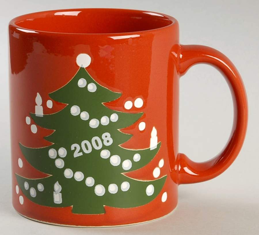 Christmas Tree Red Mug by Waechtersbach-1