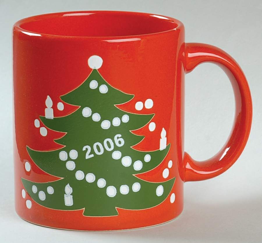 Christmas Tree Red Mug by Waechtersbach-1
