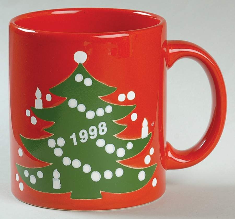 Christmas Tree Red Mug by Waechtersbach-1