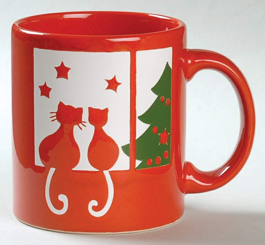 Christmas Tree Red Mug by Waechtersbach-1