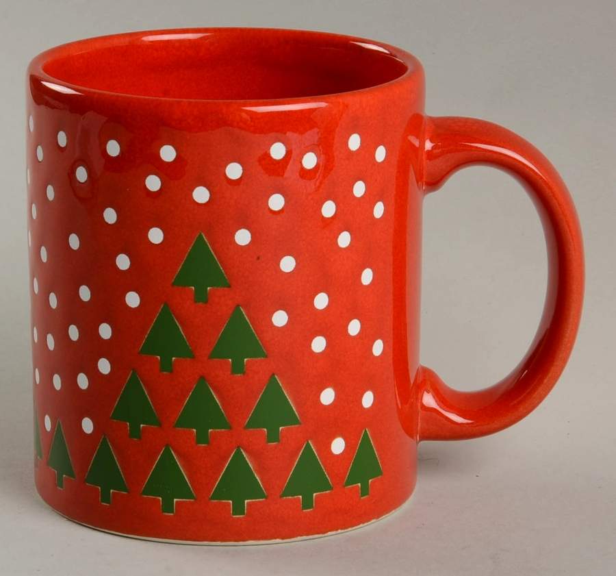 Christmas Tree Red Mug by Waechtersbach-1
