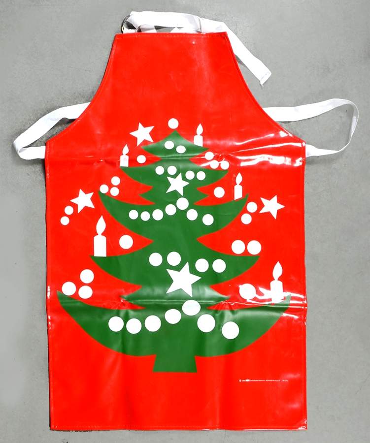 Christmas Tree Plastic Kitchen Apron by Waechtersbach-1