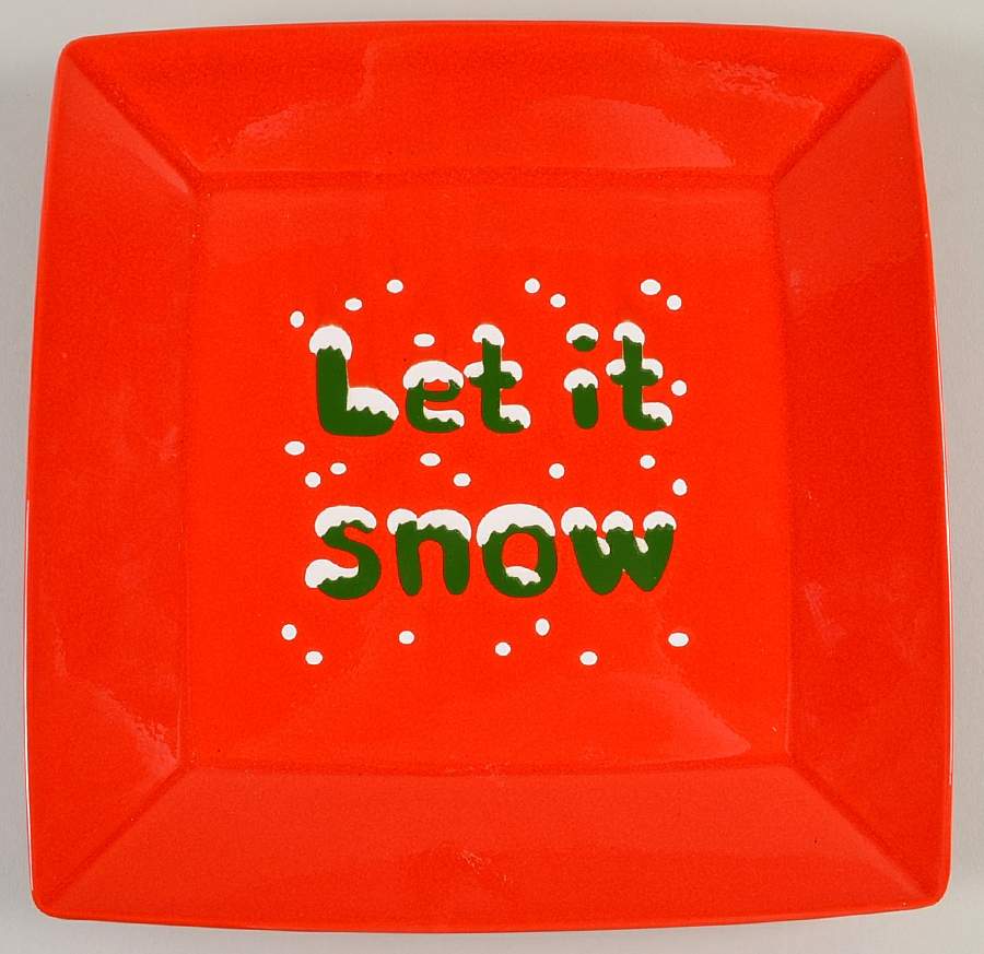 Christmas Tree Square Dinner Plate by Waechtersbach-1