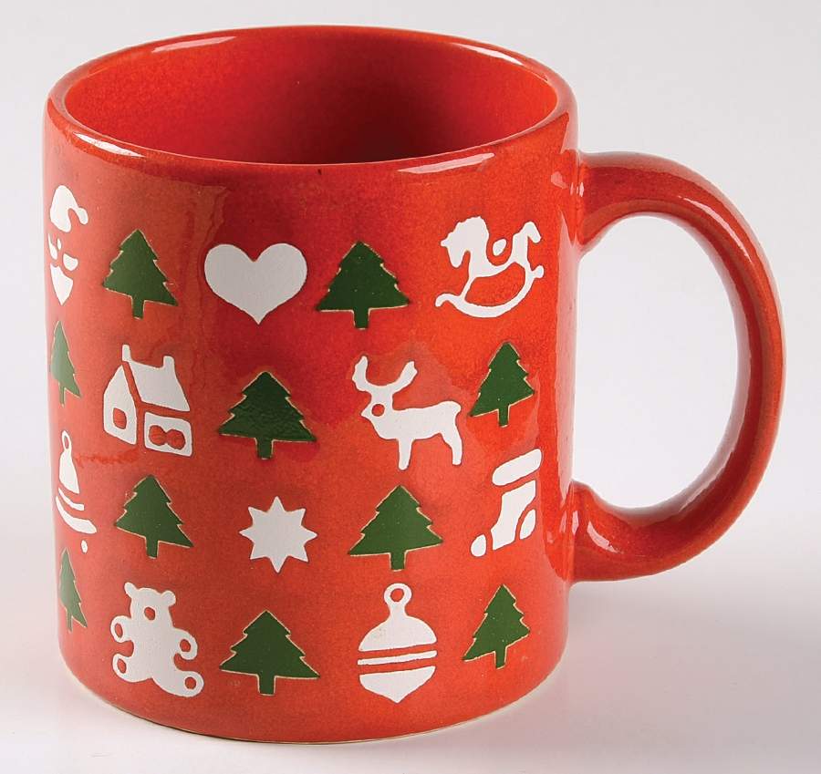 Christmas Tree Red Mug by Waechtersbach-1