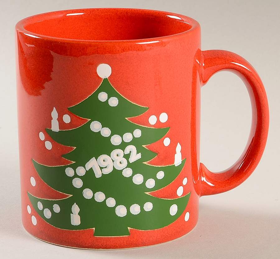 Christmas Tree Red Mug by Waechtersbach-1
