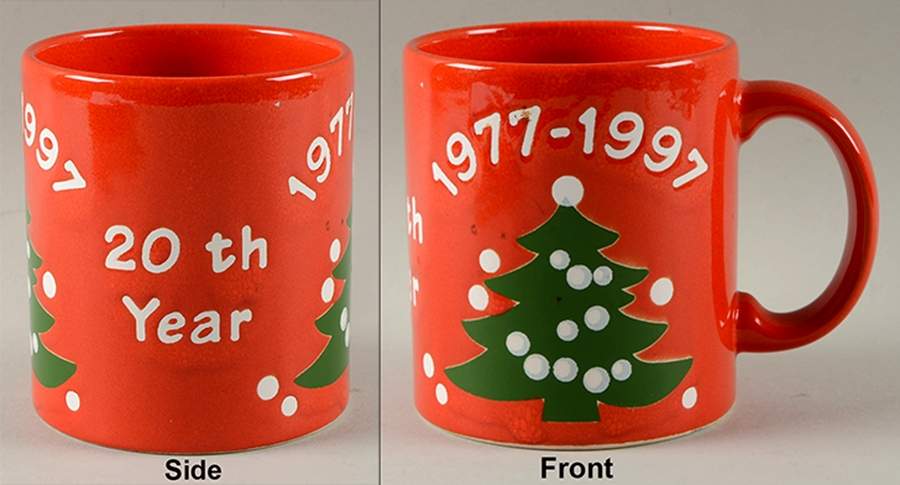 Christmas Tree Red Mug by Waechtersbach-1