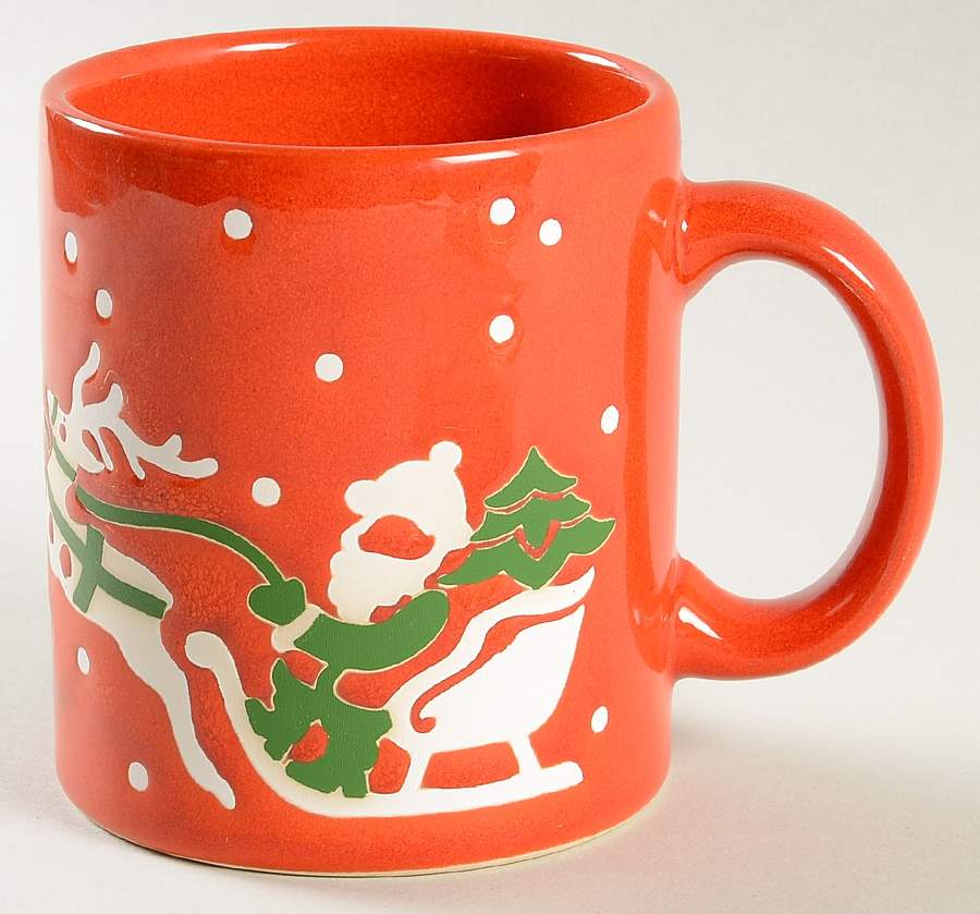 Christmas Tree Red Mug by Waechtersbach-1