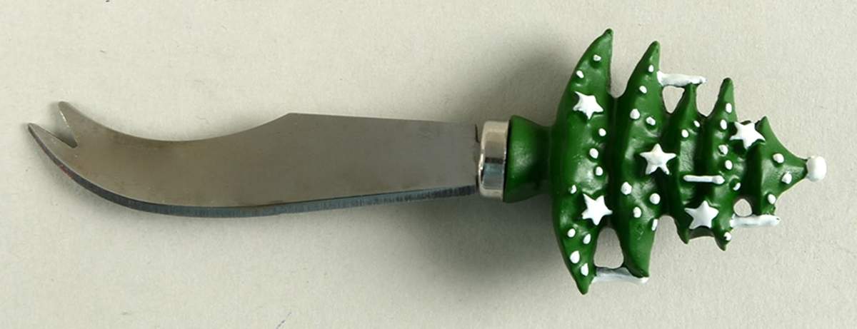 Christmas Tree Cheese Knife with Stainless Blade by Waechtersbach-1