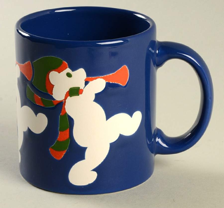 Christmas Tree Blue Mug by Waechtersbach-1