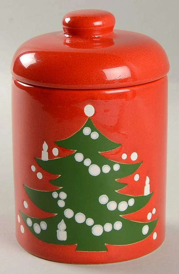 Christmas Tree 3" Storage Jar & Lid by Waechtersbach-1