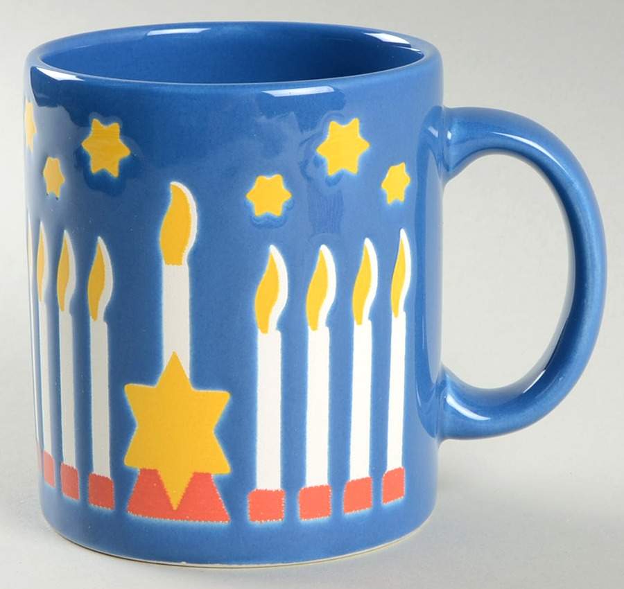 Christmas Tree Blue Mug by Waechtersbach-1