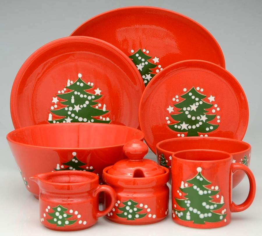 Christmas Tree 37 Piece Estate Set by Waechtersbach-1