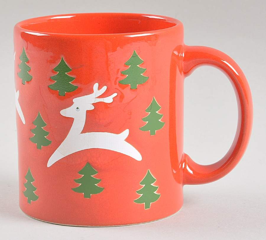 Christmas Tree Red Mug by Waechtersbach-1