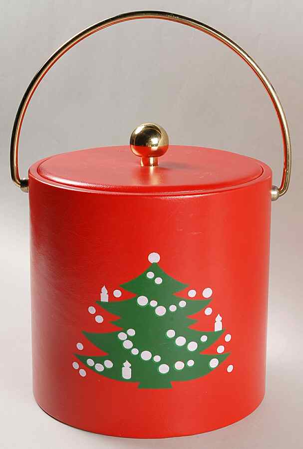 Christmas Tree Plastic Ice Bucket & Lid by Waechtersbach-1
