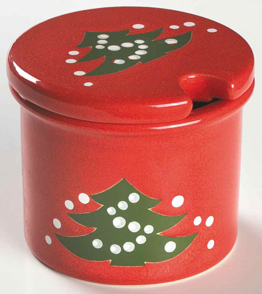 Christmas Tree Jam/Jelly & Lid by Waechtersbach-1