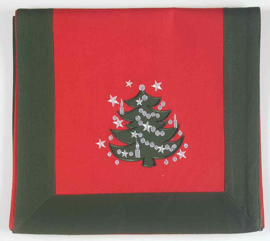 Christmas Tree 14" X 72" Cloth Table Runner by Waechtersbach-1