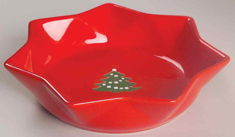 Christmas Tree Small Star Shaped Dish by Waechtersbach-1