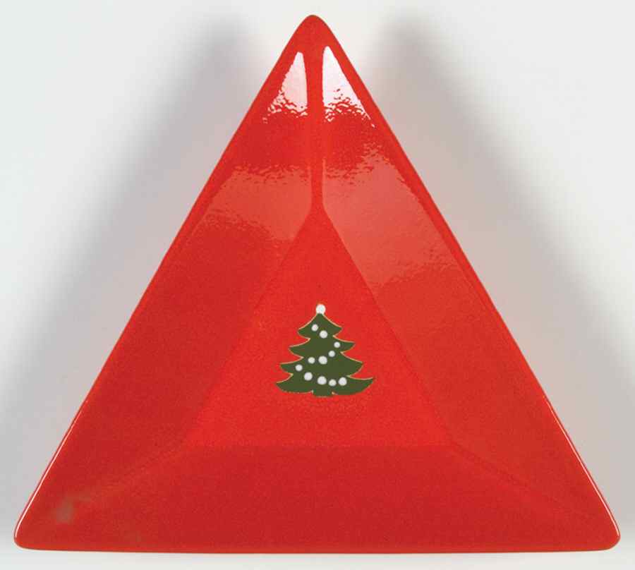 Christmas Tree Triangular Tray by Waechtersbach-1