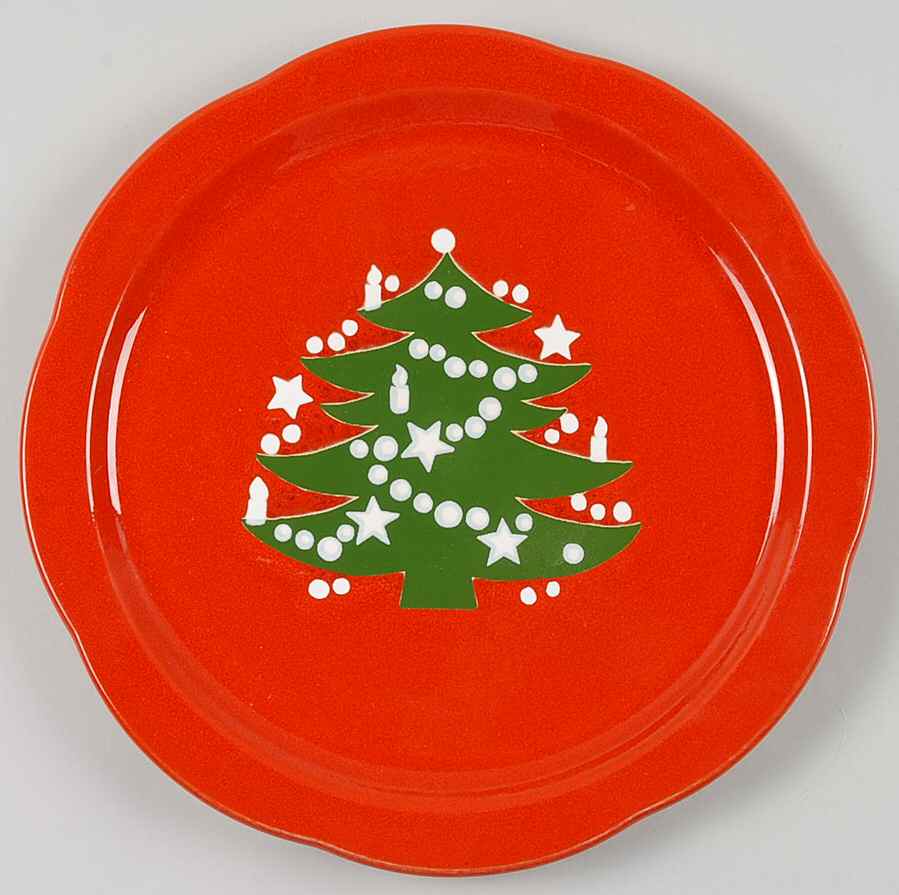 Christmas Tree Dinner Plate by Waechtersbach-1