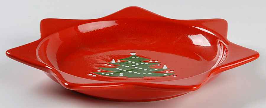 Christmas Tree 10" Round Vegetable Bowl by Waechtersbach-1