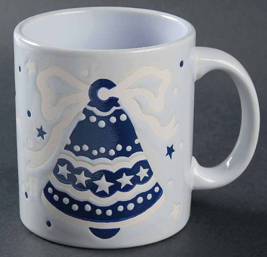 Christmas Tree Light Blue Mug by Waechtersbach-1