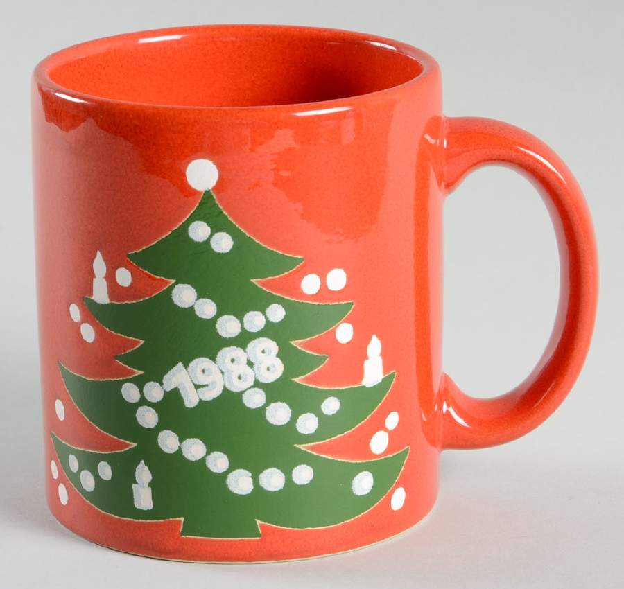 Christmas Tree Red Mug by Waechtersbach-1
