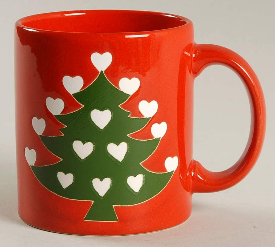 Christmas Tree Red Mug by Waechtersbach-1