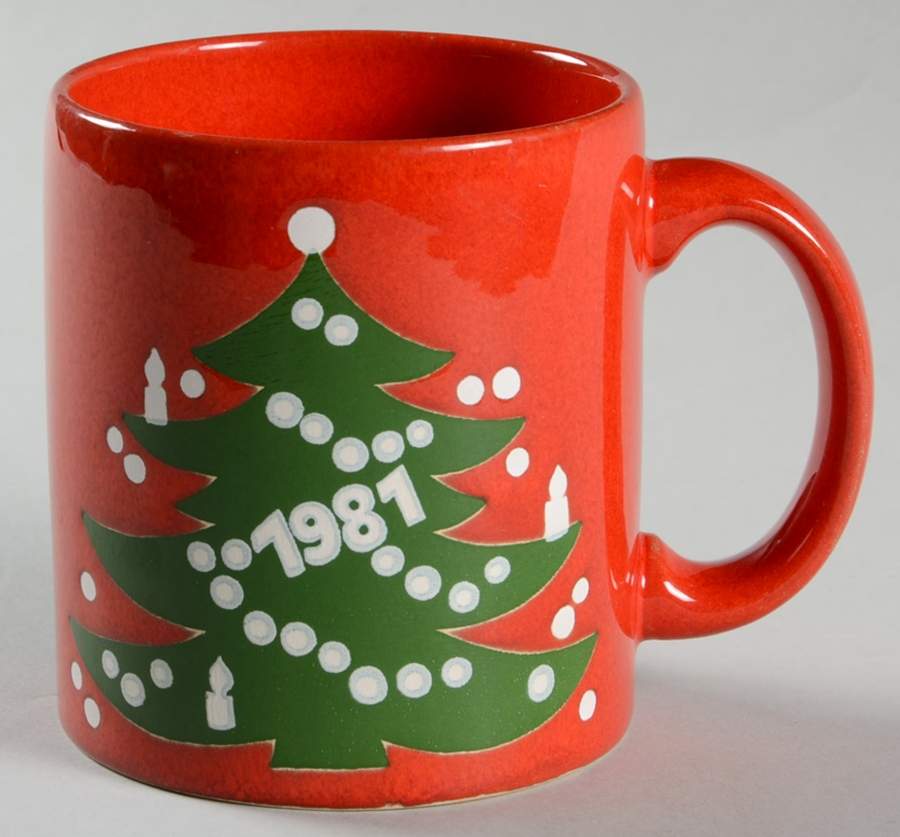 Christmas Tree Red Mug by Waechtersbach-1