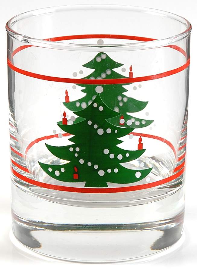 Christmas Tree 8 Oz Glassware Double Old Fashioned by Waechtersbach-1