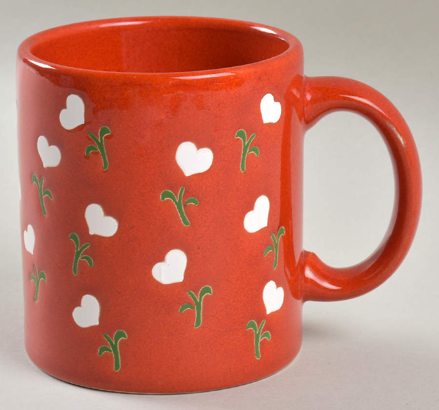 Heart Red Mug by Waechtersbach-1