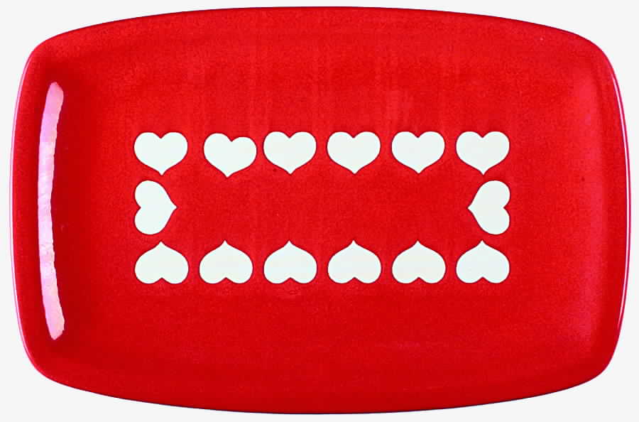 Heart 13" Rectangular Serving Platter by Waechtersbach-1