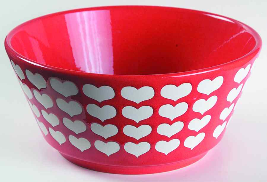 Heart 8" Round Vegetable Bowl by Waechtersbach-1