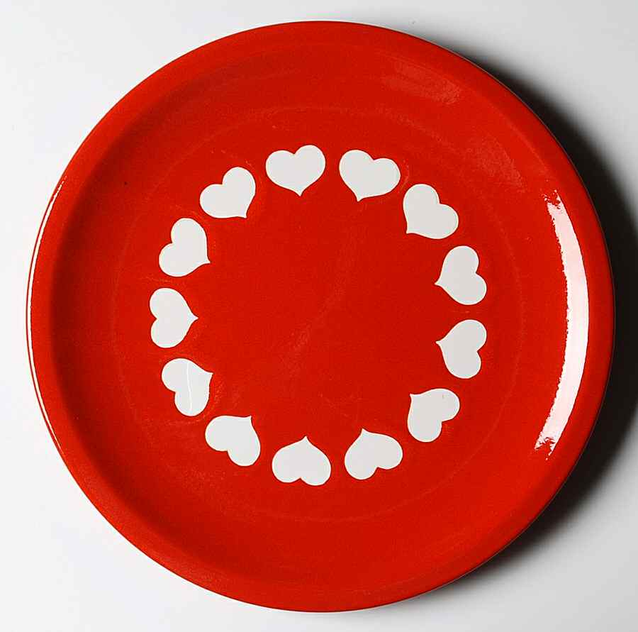 Heart Dinner Plate by Waechtersbach-1