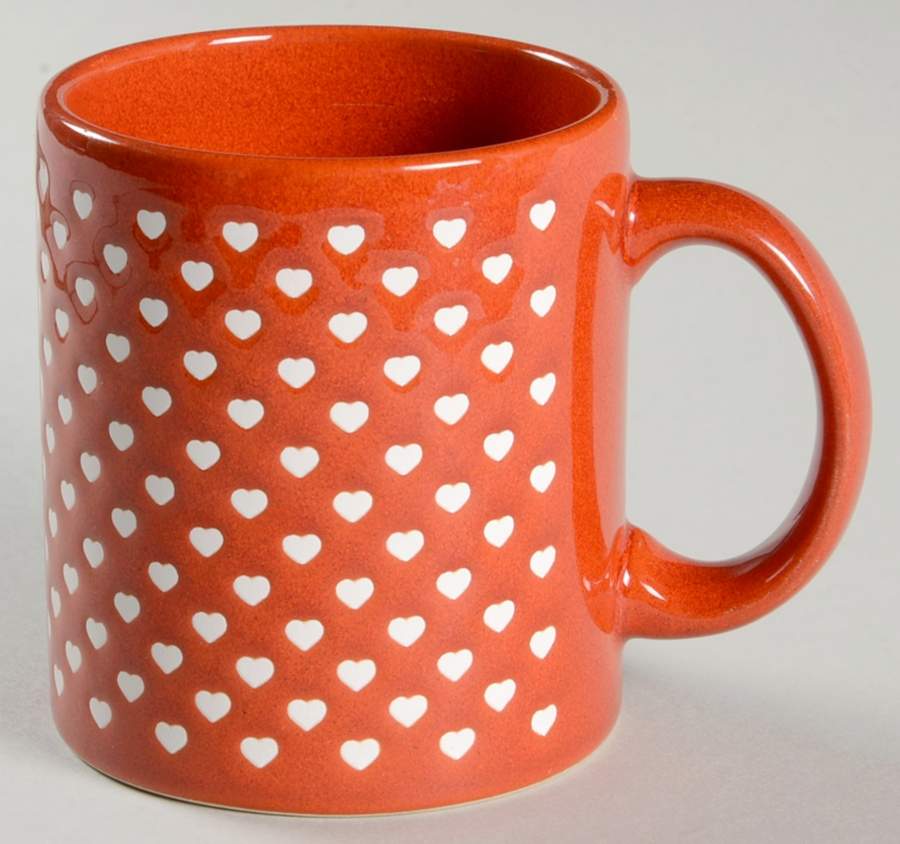 Heart Red Mug by Waechtersbach-1