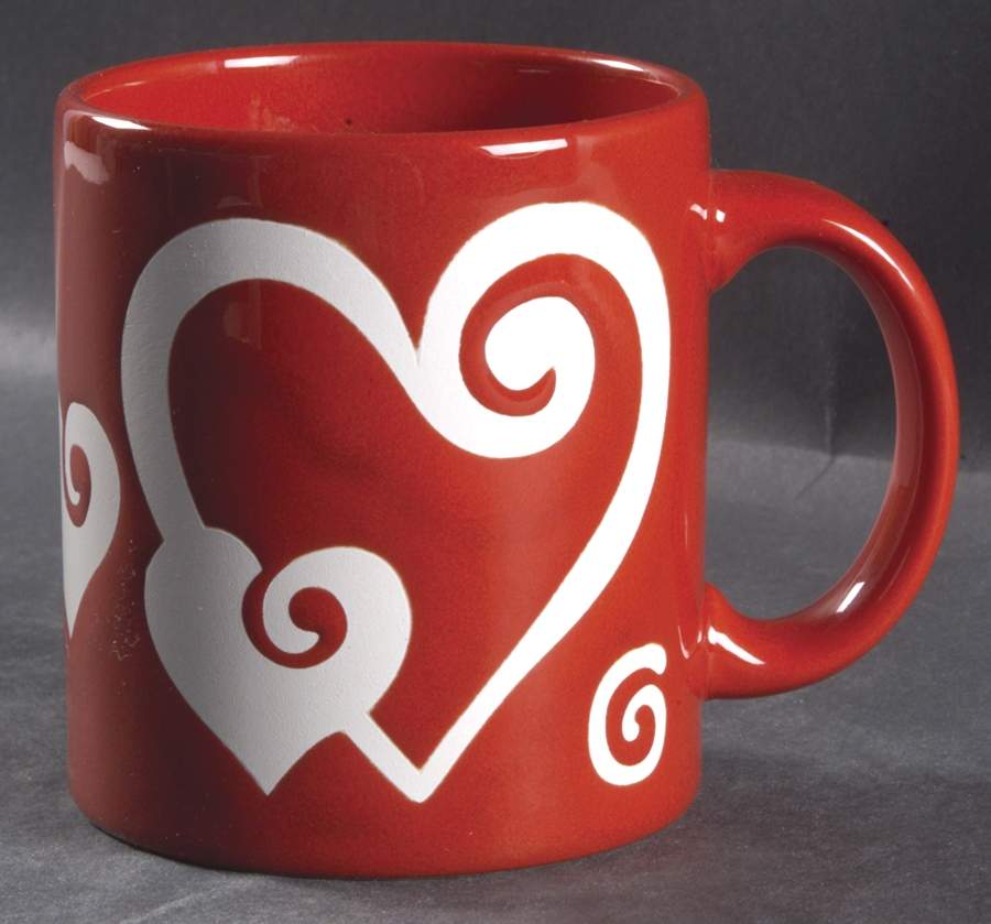 Heart Red Mug by Waechtersbach-1