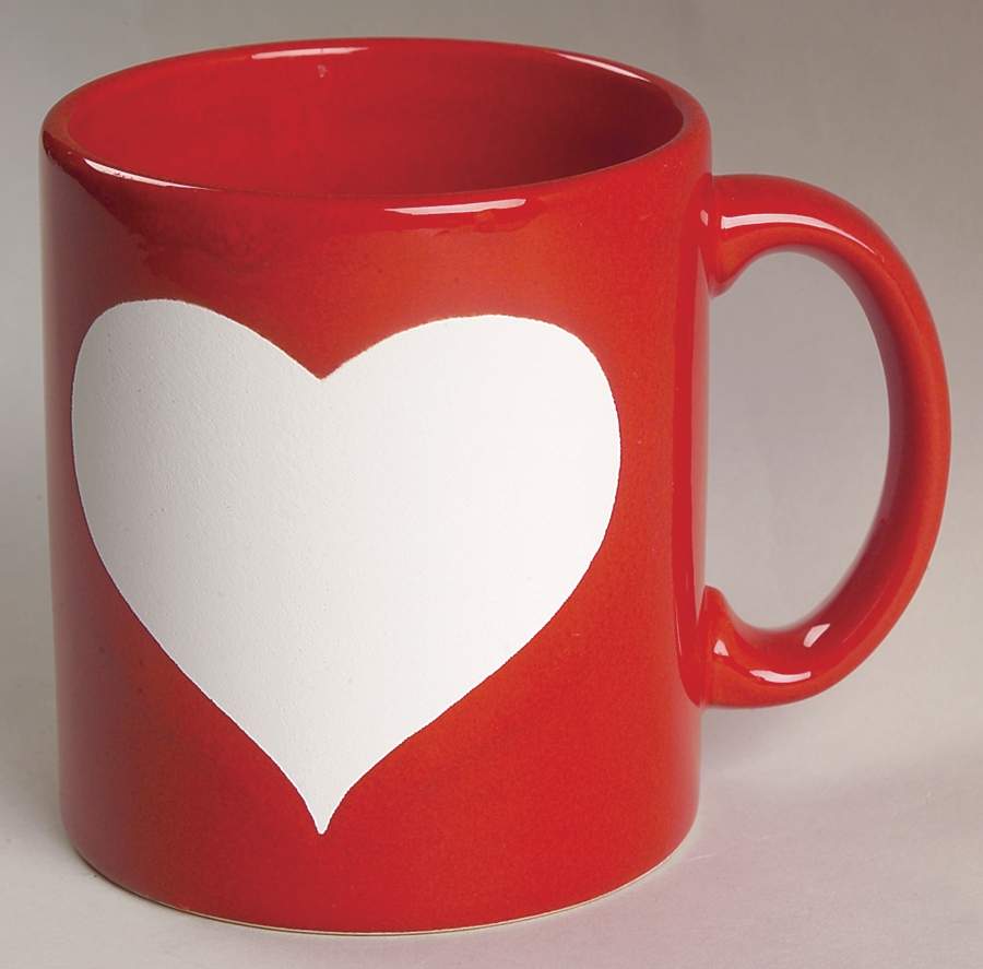 Heart Red Mug by Waechtersbach-1