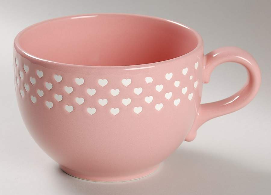 Heart Pink Jumbo Mug by Waechtersbach-1