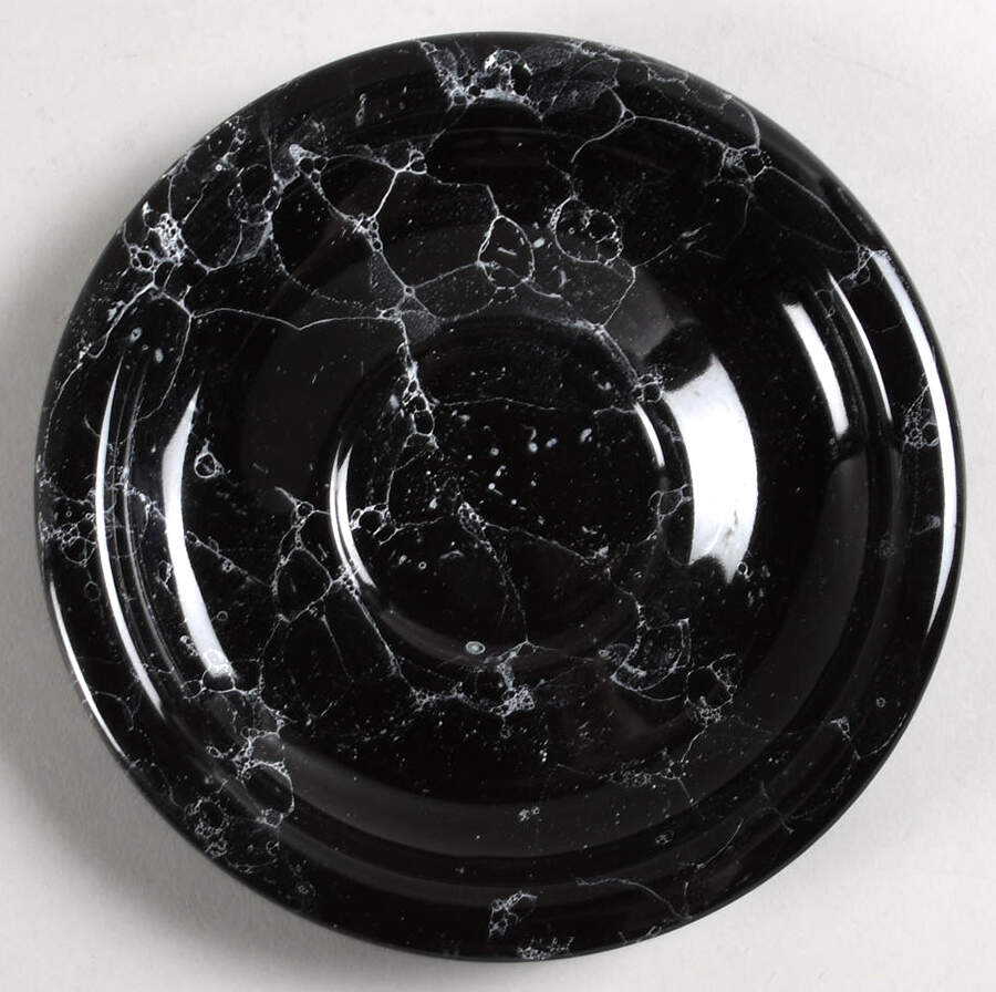 Marble Black Saucer by Waechtersbach-1