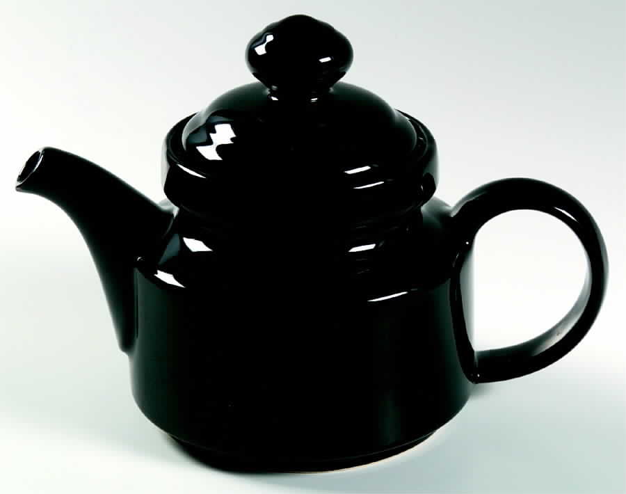 Solid Colours Black Teapot & Lid by Waechtersbach-1