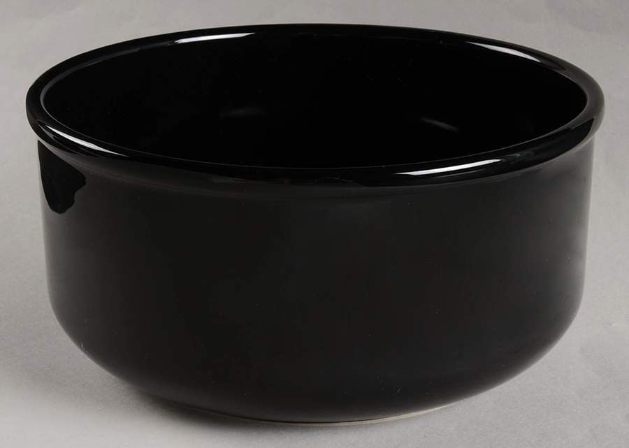 Solid Colours Black 8" Round Vegetable Bowl by Waechtersbach-1