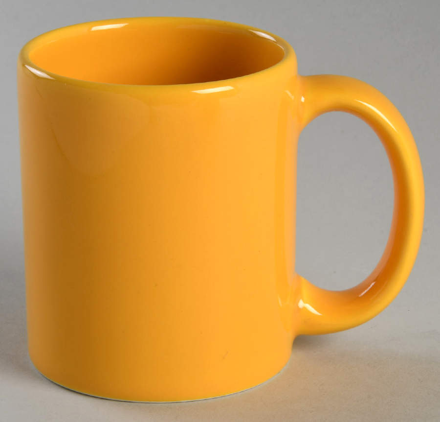 Solid Colours Buttercup Cappuccino Mug by Waechtersbach-1