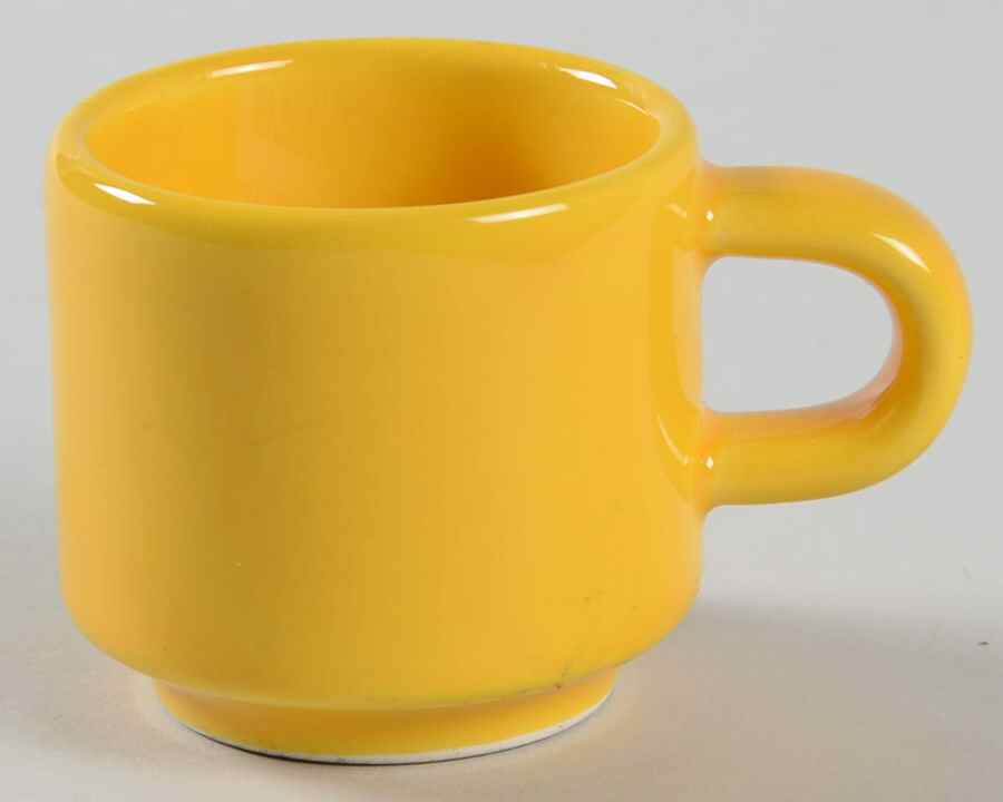 Solid Colours Buttercup Flat Demitasse Cup by Waechtersbach-1